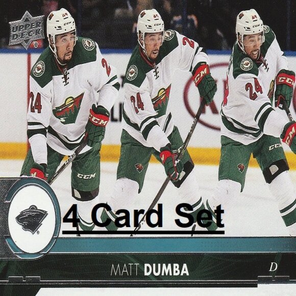 Matt Dumba Hockey Card Collection - 4 Card Set - 3 Wild 1 Team Canada - Picture 1 of 5